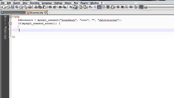 4. Connecting a php page to a MySQL database