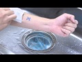 白十字「防水ワンタッチパッド」の防水効果を確認