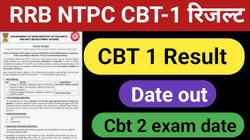 RRB NTPC Result 2025 Date Out | CBT-1 Graduate Level Result