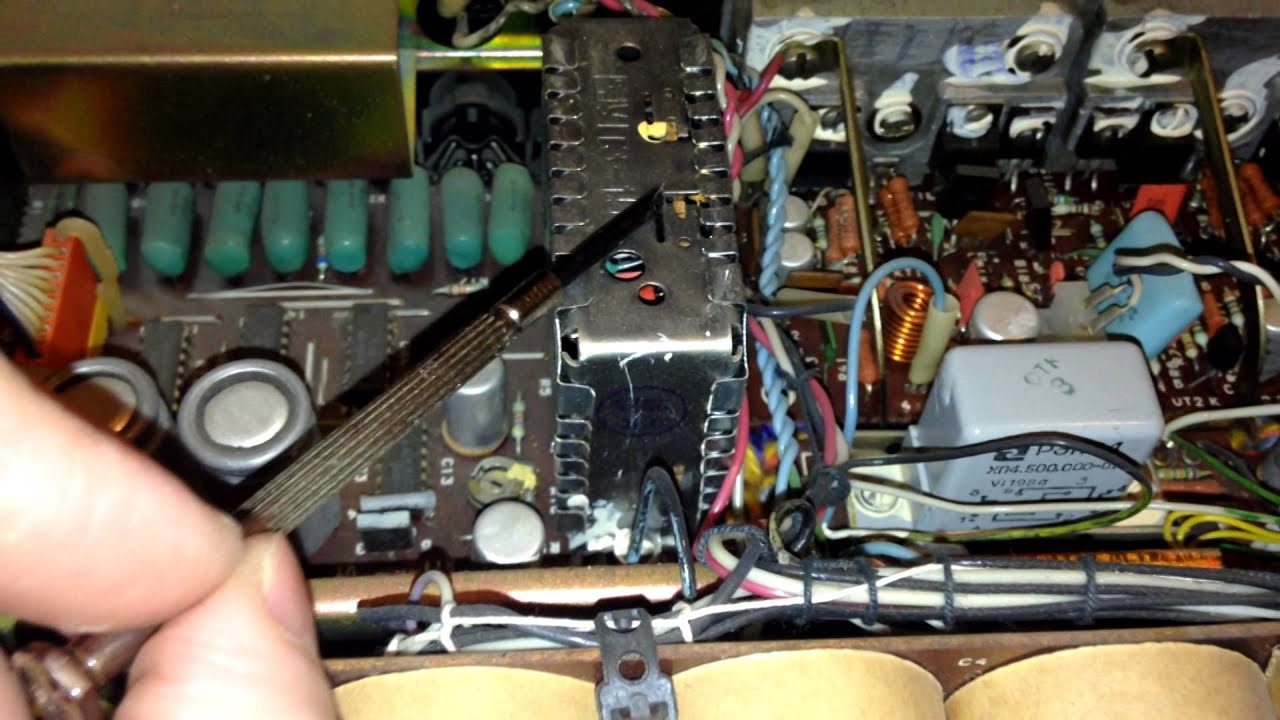 Усилитель Радиотехника У-101-Стерео Ремонт усилителя. - YouTube
