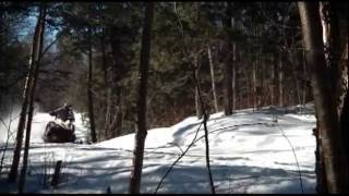 The Revolutionary Split Rail Snowmobile Skis