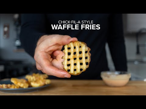 Chick Fil-A Style Waffle Fries made faster at home? (Fried or Baked)