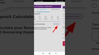 Yono Sbi New Update Deposit Calculator