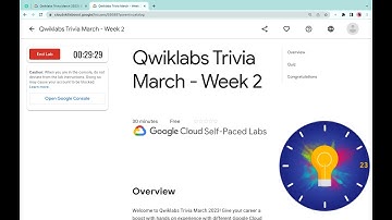 Qwiklabs Trivia March Week 2 solution || #qwiklabs || #Trivia || #quiz
