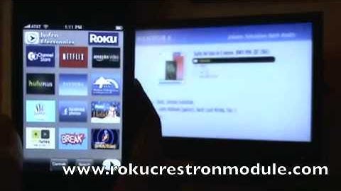 Judco Electronics Roku Player Crestron Module Demo Video