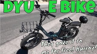 Dyu C9 20 Inch Long-range Ebike