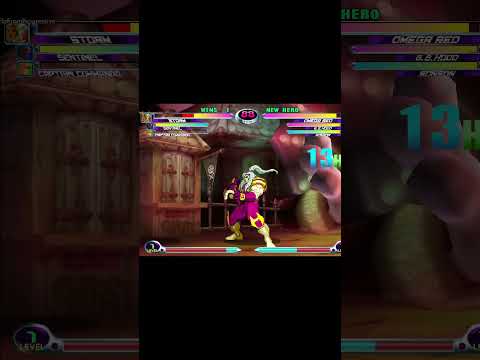 MvC2: Saga - Omega Red + Missile  + Omega Strike Double Snap to Launcher Assist Kill .:9.28.25:.
