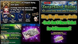 Ffbe Ff X Zanarkand Ruins King Mog Shopping Guide