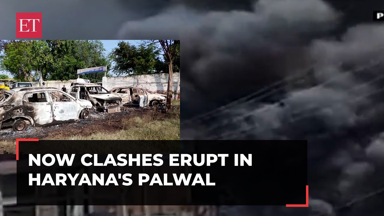 Nuh clash update: 4 trucks set on fire by miscreants in Haryana's Palwal, ground report