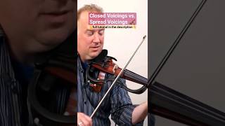 Top Tips For Violin Improvisation | Closed vs Spread Voicings #shorts