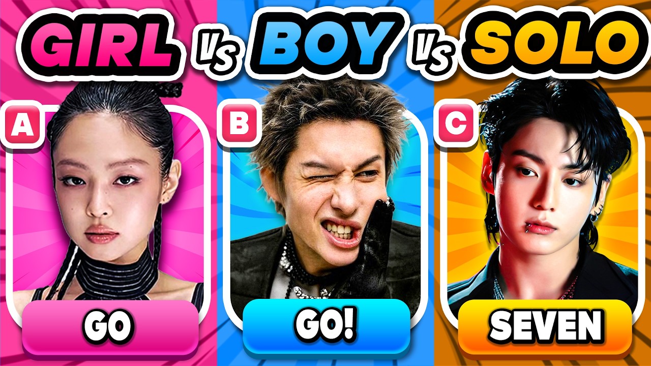 GIRL GROUP VS BOY GROUP VS SOLO 🎵 PICK YOU FAVORITE SONG | KPOP QUIZ 2026