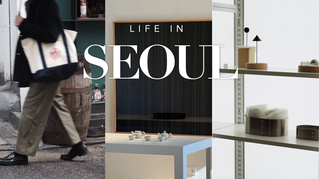 Seoul Vlog - A Stylish Day in Hannam-dong | Design Shops, Furniture, and New Café Finds