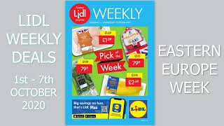 Lidl Weekly Deals 1st To 7th October 2020 Eastern Europe Week