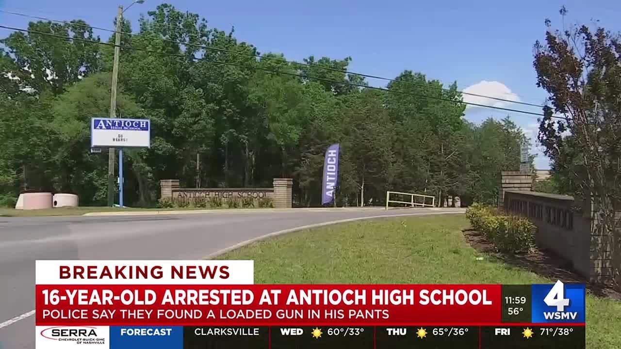 Student charged after bringing gun to Antioch High School - YouTube