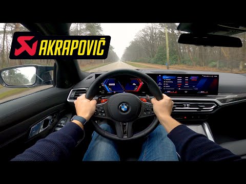 BMW M3 Touring G81 w/ Titanium AKRAPOVIC Exhaust | POV Test Drive