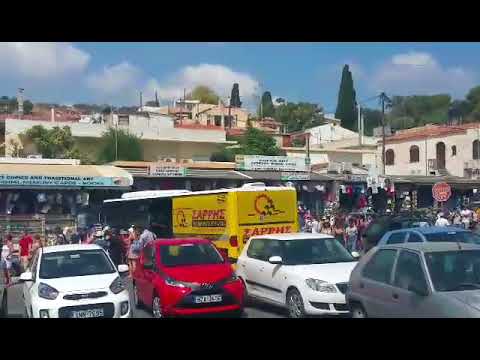 Oυρές και μποτιλιάρισμα έξω από τον αρχαιολογικό χώρο της Κνωσού