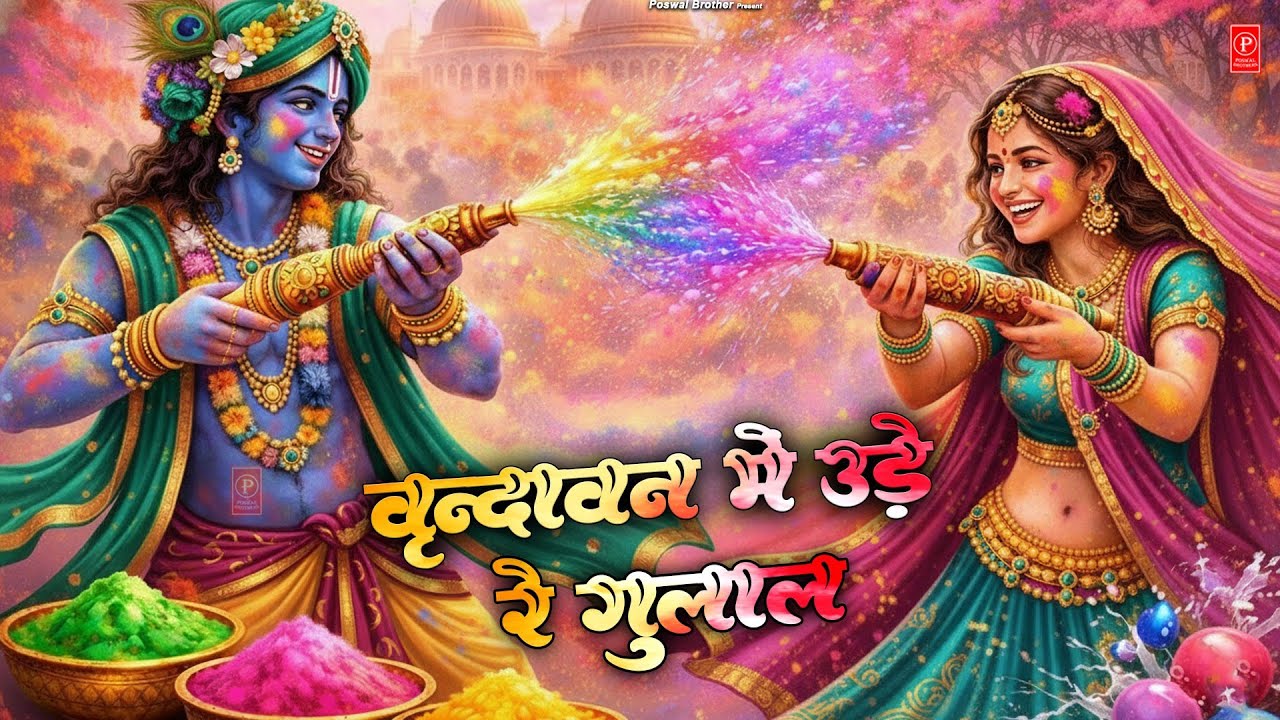 Vrindavan Mein Ude Re Gulal - वृन्दावन में उड़े रे गुलाल कह दो राधा रानी से | Holi Bhajan #holi