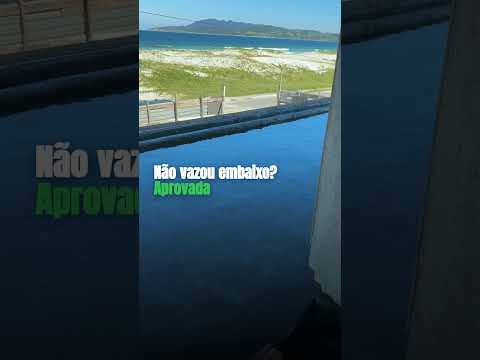 POR QUE ENCHER A LAJE DE ÁGUA POR 72H? TESTE DE ESTANQUEIDADE: NÃO VAZOU, APROVADA. ASSIM GARAN