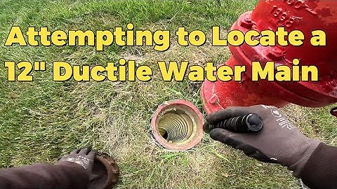 How to Locate a 12" Ductile Water Main | Radiodetection RD8200 G