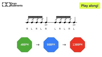 Nine Stroke Roll | Learn the 40 Essential Drum Rudiments