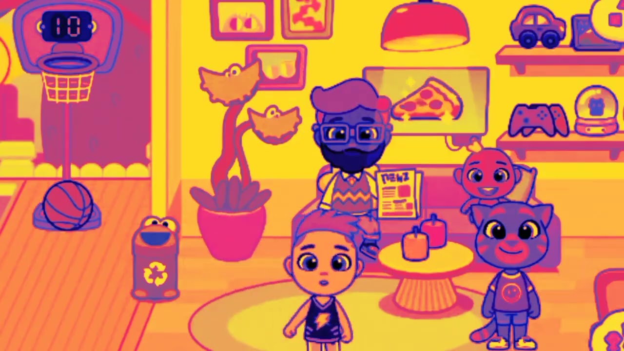 Saving a girl who fell into the pool.