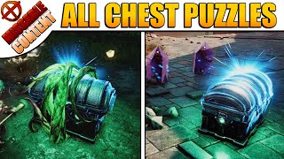 GODFALL How To Open All Chest Puzzles (Chest with Pillars, Flowers, Vines, Plants, Crystals, Spirit) screenshot 3