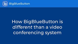 Famous What is the difference between BigBlueButton and a video conferencing system? Wealth