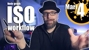 Mari 4 Node Graph  | ISO and mask techniques for texturing and look development