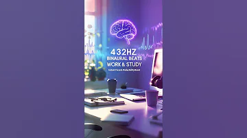 432Hz Binaural Beats For Work Study Instant Focus Productivity Boost 