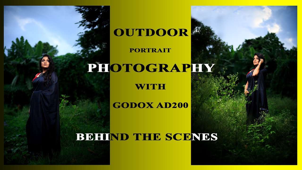 II OUTDOOR PORTRAIT PHOTOGRAPHY II GODOX AD 200 II BEHIND THE SCENES II