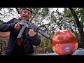 AK-105 vs $3,000 Solid Copper Ball