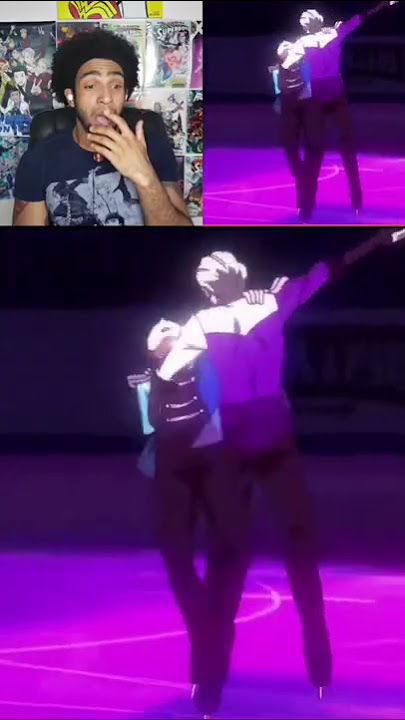 Victor And Yuri Perform Together | Yuri On Ice 😍⛸ #comedy #cute #anime #yurionice #reaction