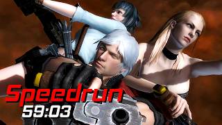 Devil May Cry 4 Speedrun in 59:03 | Any% | Devil Hunter