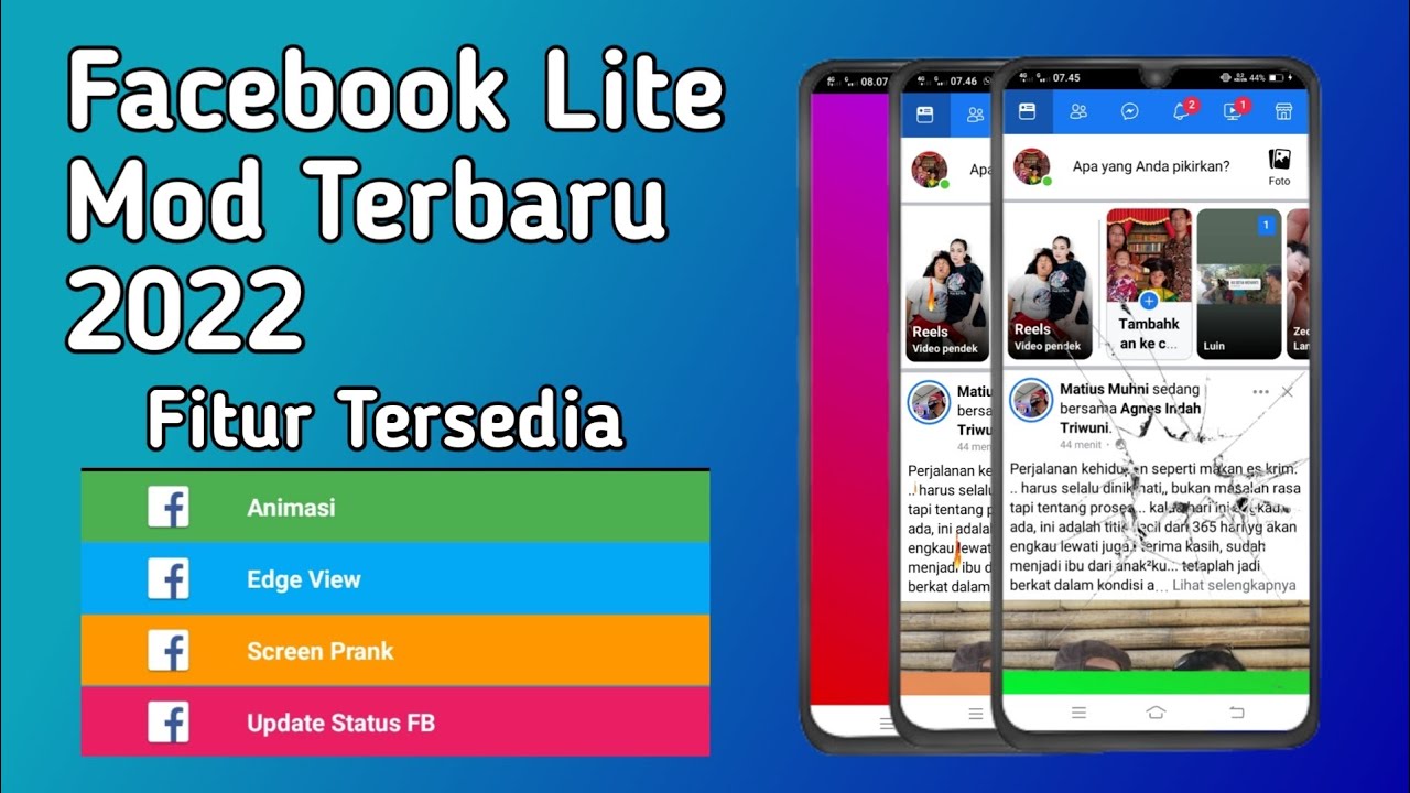 Facebook Lite Mod Terbaru 2022 YouTube