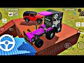 tractor vs 4x4 off road game #4x4jeep #games #tractor