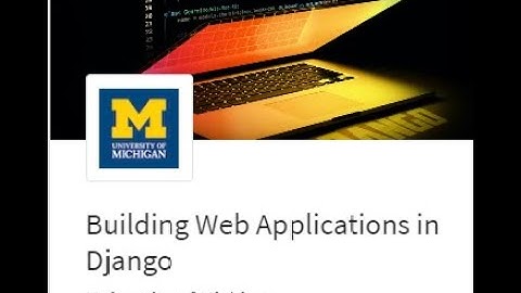 Coursera |Django-Build-Web-Apps |Assignment - Week 1 |🔥