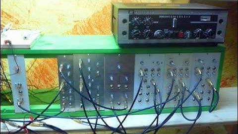 Analog Modular Synthesizer Demo DIY