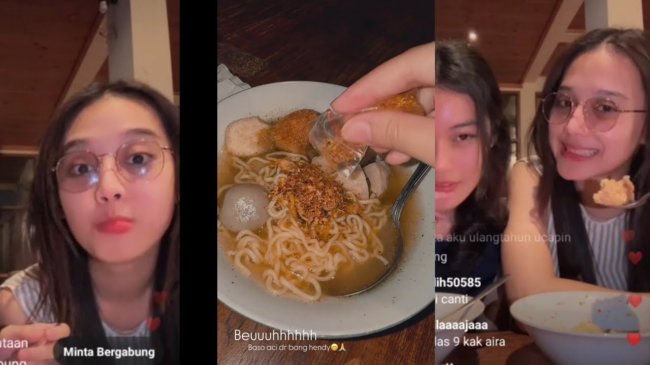 Lagi Libur Syuting My Heart SCTV, Esta Pramanita Malam Minggu Makan Bakso, Tapi Gk Ada Bara?