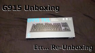 Logitech G915 TKL - Re-unboxing Review by A Doomed Space Marine 159 views 3 years ago 10 minutes, 37 seconds