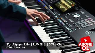 2\\4 Altyapılı Ritim [Rumeli̇] 110 - Bpm [Sol] Chord