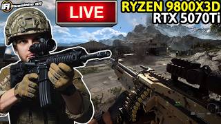 FALANDO SOBRE HARDWARE E JOGANDO BF6 / RTX 5070Ti / RYZEN 9800X3D / 1440P / MONITOR OLED / ULTRA