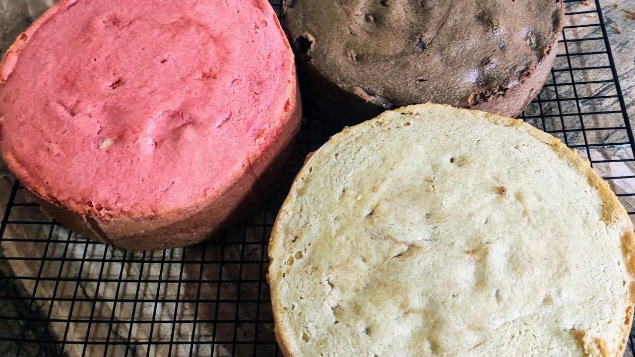 How I got 3 cake FLAVOURS from one cake BATTER /Perfect for birthday cakes 