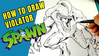 How to Draw SPAWN Villain - Violator