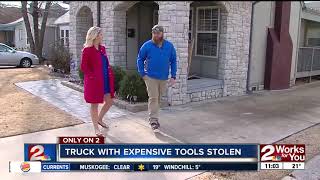 Truck with expensive tools stolen