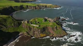 4K HDR Aerial Dunnotar Castle,  Relaxing music, Background music, Peaceful atmosphere Chill, Ambient screenshot 5