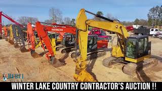 Winter Lake County Contractor Auction Eatonton, GA December 28th Rebel Auction