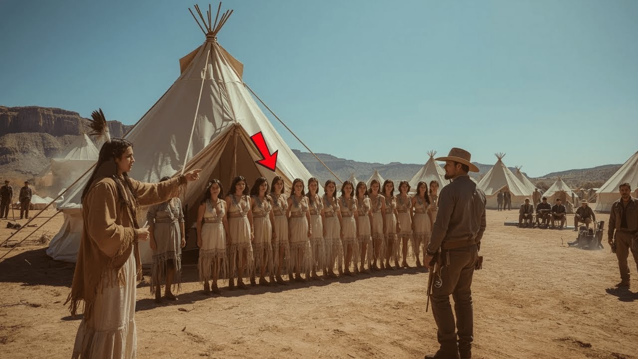 El vaquero halló agua para los Apaches... El jefe alineó 22 mujeres y su respuesta impactó