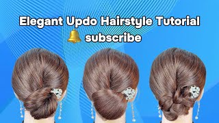 3 Easy Updo Hacks 🔥 Effortlessly Create Elegant Hairstyles! (Short Hair Friendly!)