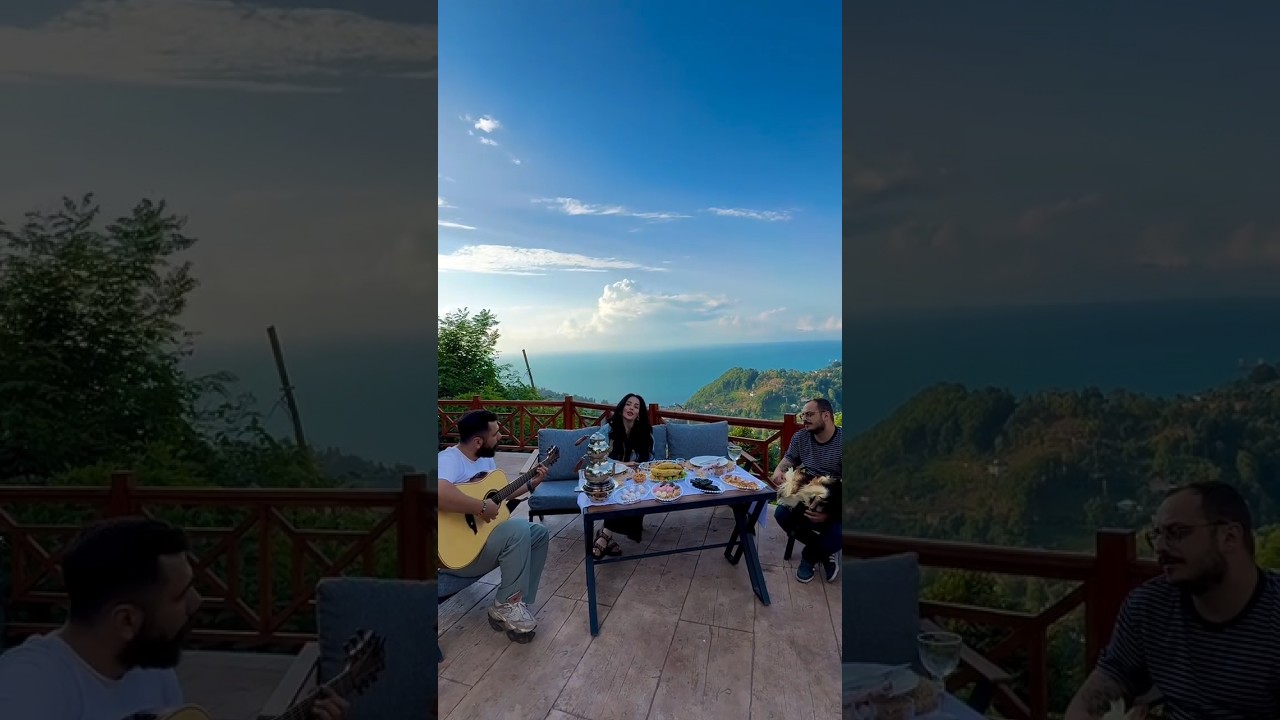 Manzaraya karşı tulum türkü 🌿#rize #manzara #türkü #karadeniz