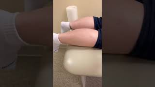 Knee Extension Prone Hang After Knee Replacement Surgery